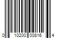 Barcode Image for UPC code 010200008164