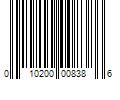 Barcode Image for UPC code 010200008386