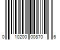 Barcode Image for UPC code 010200008706