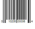 Barcode Image for UPC code 010205000064