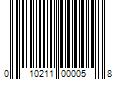 Barcode Image for UPC code 010211000058