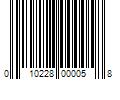 Barcode Image for UPC code 010228000058