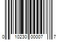 Barcode Image for UPC code 010230000077