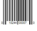 Barcode Image for UPC code 010244000070