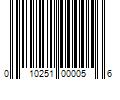 Barcode Image for UPC code 010251000056