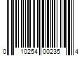 Barcode Image for UPC code 010254002354