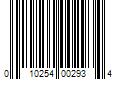 Barcode Image for UPC code 010254002934