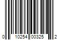 Barcode Image for UPC code 010254003252