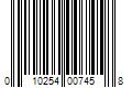 Barcode Image for UPC code 010254007458