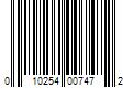 Barcode Image for UPC code 010254007472