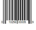 Barcode Image for UPC code 010258000059