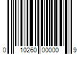 Barcode Image for UPC code 010260000009