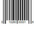 Barcode Image for UPC code 010260000016