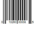 Barcode Image for UPC code 010260000085