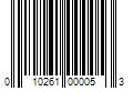 Barcode Image for UPC code 010261000053