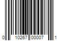 Barcode Image for UPC code 010267000071