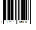 Barcode Image for UPC code 0102670010003