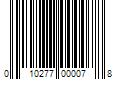 Barcode Image for UPC code 010277000078