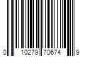 Barcode Image for UPC code 010279706749