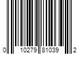 Barcode Image for UPC code 010279810392