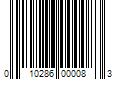 Barcode Image for UPC code 010286000083