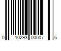 Barcode Image for UPC code 010293000076