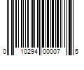 Barcode Image for UPC code 010294000075