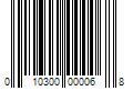 Barcode Image for UPC code 010300000068. Product Name: 