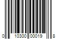 Barcode Image for UPC code 010300000198