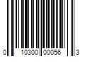 Barcode Image for UPC code 010300000563