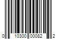 Barcode Image for UPC code 010300000822