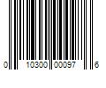 Barcode Image for UPC code 010300000976