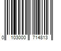 Barcode Image for UPC code 010300071481232