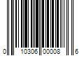 Barcode Image for UPC code 010306000086