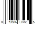 Barcode Image for UPC code 010306010825