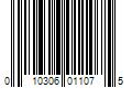 Barcode Image for UPC code 010306011075