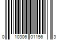 Barcode Image for UPC code 010306011563