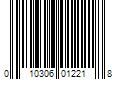 Barcode Image for UPC code 010306012218