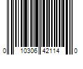 Barcode Image for UPC code 010306421140