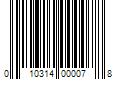 Barcode Image for UPC code 010314000078