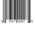 Barcode Image for UPC code 010317000075