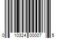 Barcode Image for UPC code 010324000075