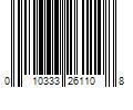 Barcode Image for UPC code 010333261108