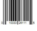 Barcode Image for UPC code 010333261115