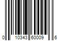 Barcode Image for UPC code 010343600096