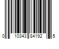 Barcode Image for UPC code 010343841925