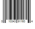 Barcode Image for UPC code 010343911604