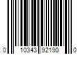 Barcode Image for UPC code 010343921900