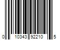 Barcode Image for UPC code 010343922105