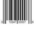 Barcode Image for UPC code 010347000076